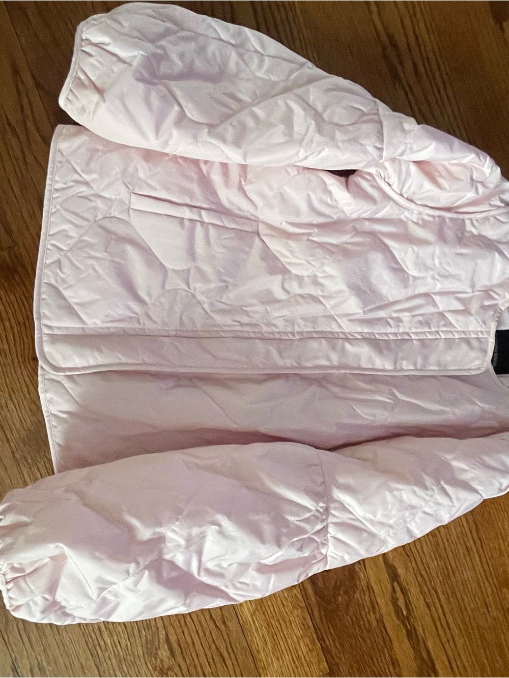 Banana Republic Pale Pink Quilted Puffer Jacket